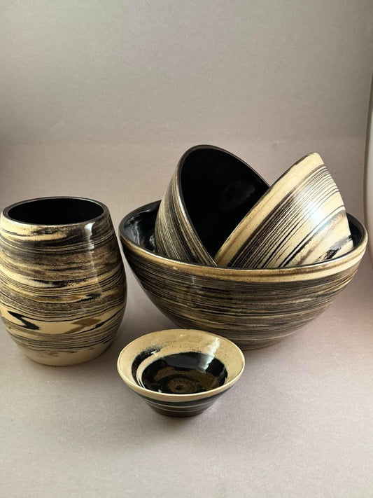 Bijzondere set schalen